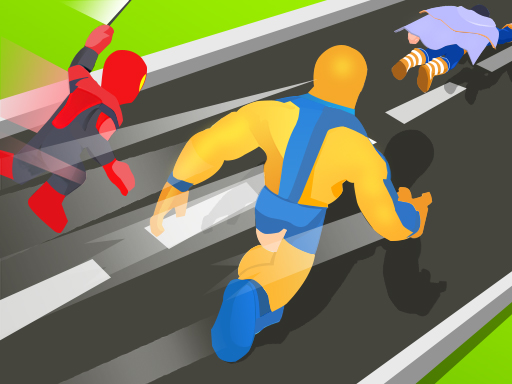 Superhero Transform Change Race Cover