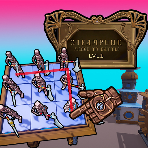 Steampunk Merge To Battle Cover