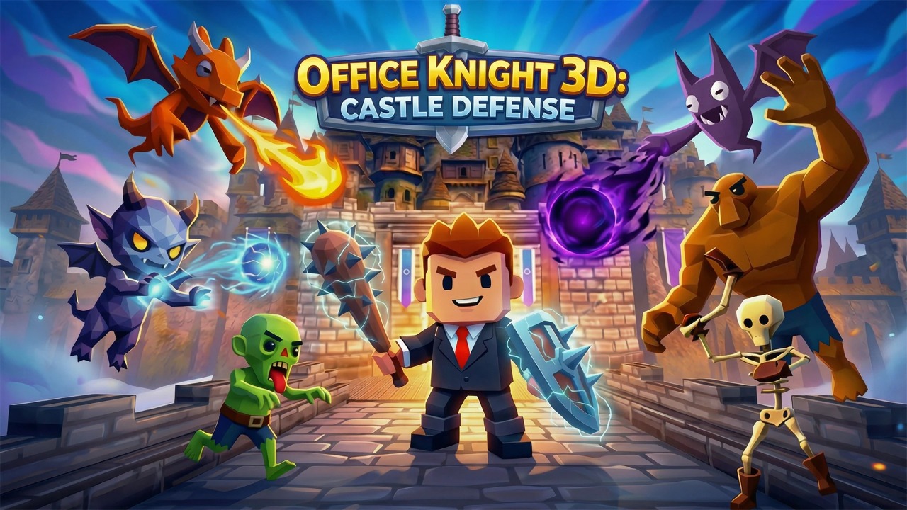 Office Knight 3D: Castle Defense Cover